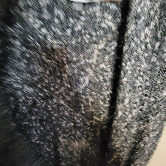 John + Jenn Black and White Mid Length Duster Oversized Cardigan Size XS - Picture 6 of 14